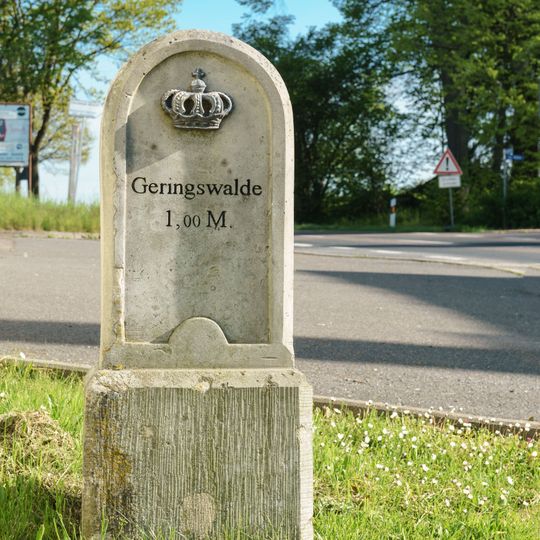 Königlich-Sächsischer Meilenstein Schweikershain