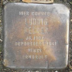 Stolperstein dedicated to Ludwig Becker