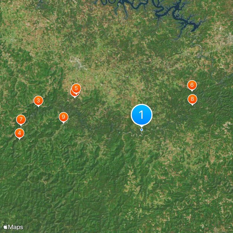 Buffalo National River Map
