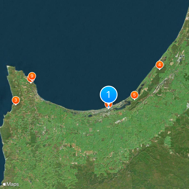 Busselton Map