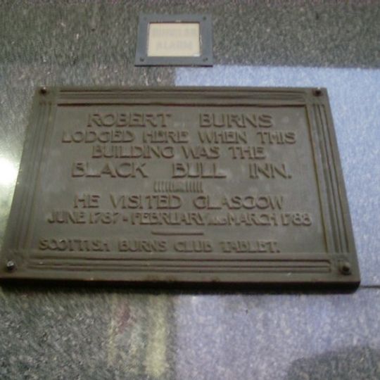 Commemorative plaque to Robert Burns