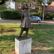 Girl with school bag