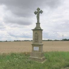 Kříž u silnice mezi Soběrazí a Lhání