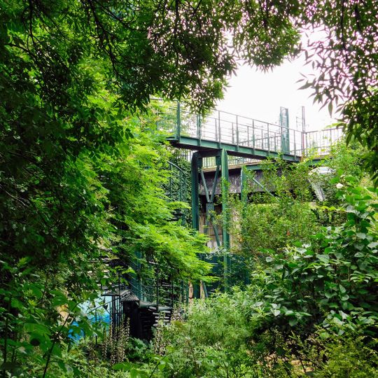 Entrée de la coulée verte