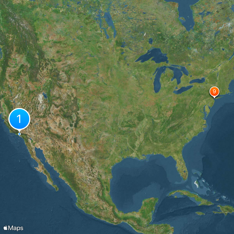 Mondrian Hotel Mappa