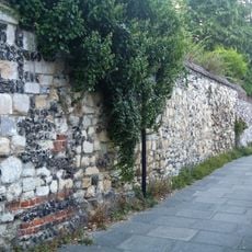 Wall Adjoining Bailey House To Right