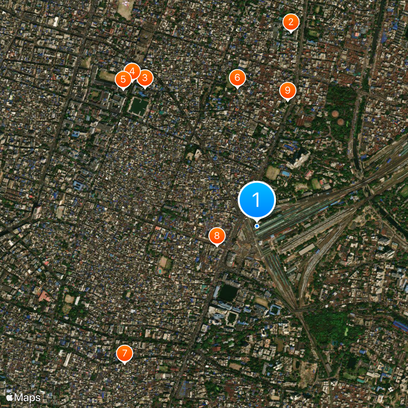 Sealdah railway station Map