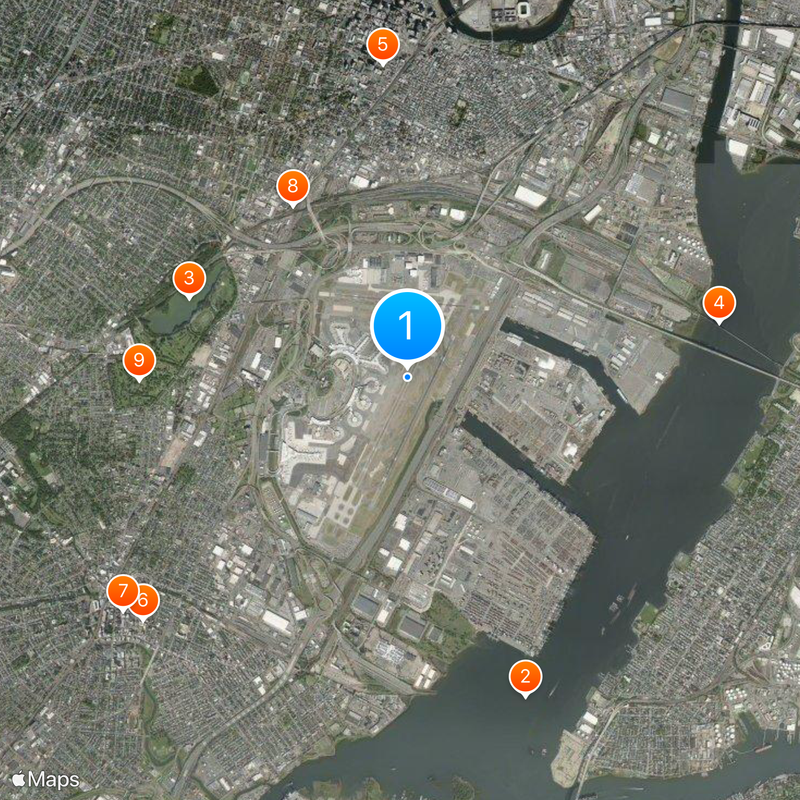 Newark Liberty International Airport Map