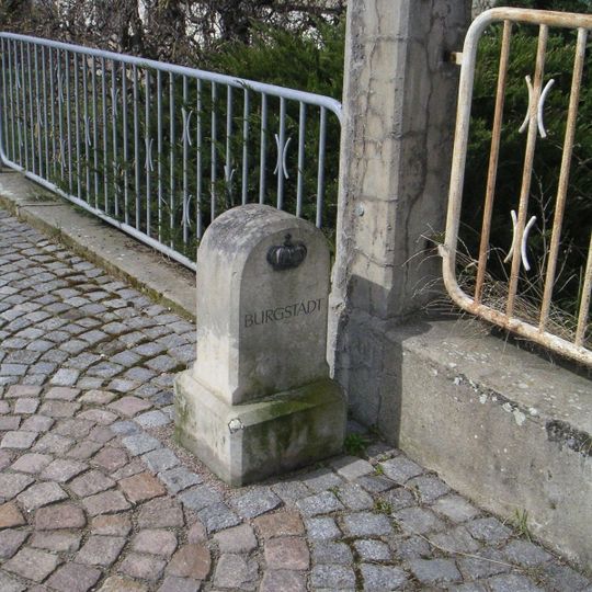 Kgl.-sächs. Postmeilenstein in Burgstädt