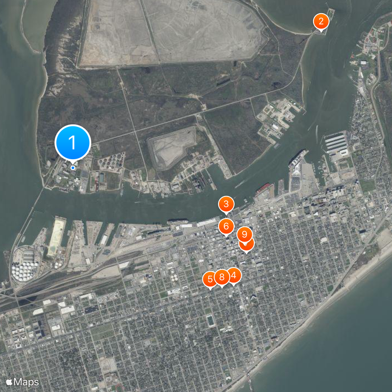 Texas A&M University at Galveston Map