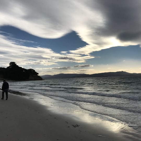 Beach on Maria Island