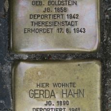 Stolperstein en memoria de Gerda Hahn