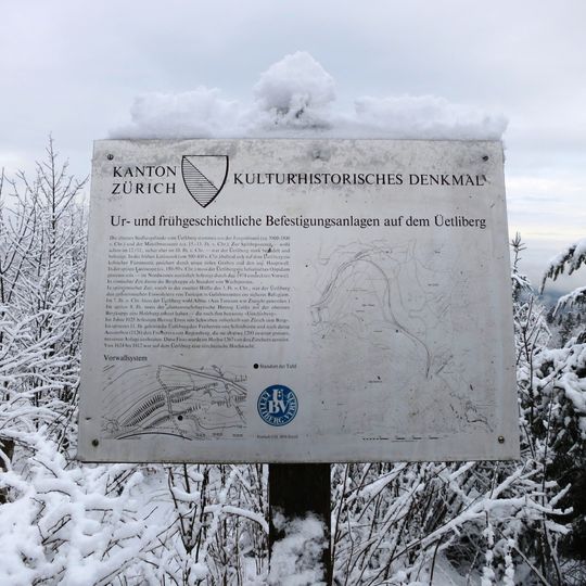 Liebegg, ausgedehnte Wallanlage der älteren Eisenzeit