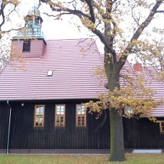 Zbór ewangelicki, ob. kościół rzym.-kat. Matki Boskiej Królowej Korony Polskiej