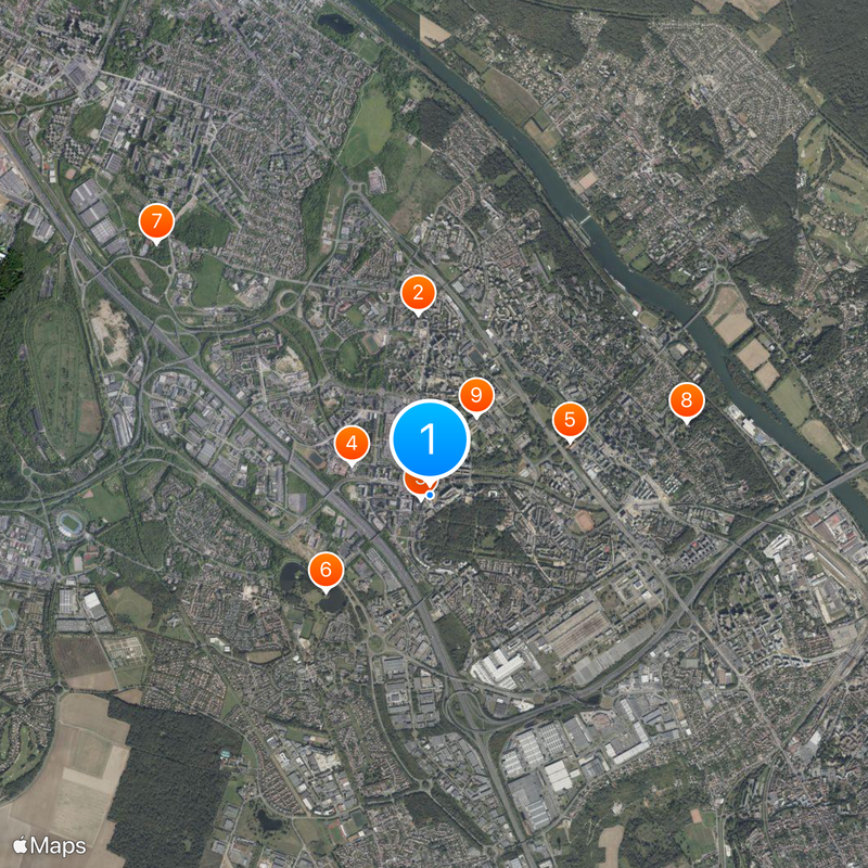 Évry-Courcouronnes Kaart