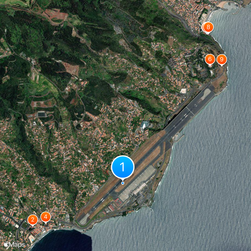 Madeira Cristiano-Ronaldo Airport Map