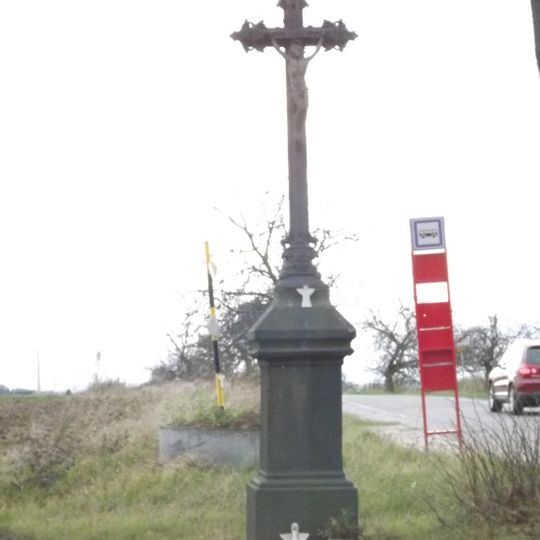 Pamětní kříž v Březí u Říčan