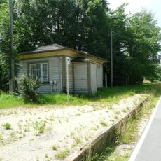 Wartehäuschen des Haltepunkts Obercunewalde (am Kilometer 9,704)