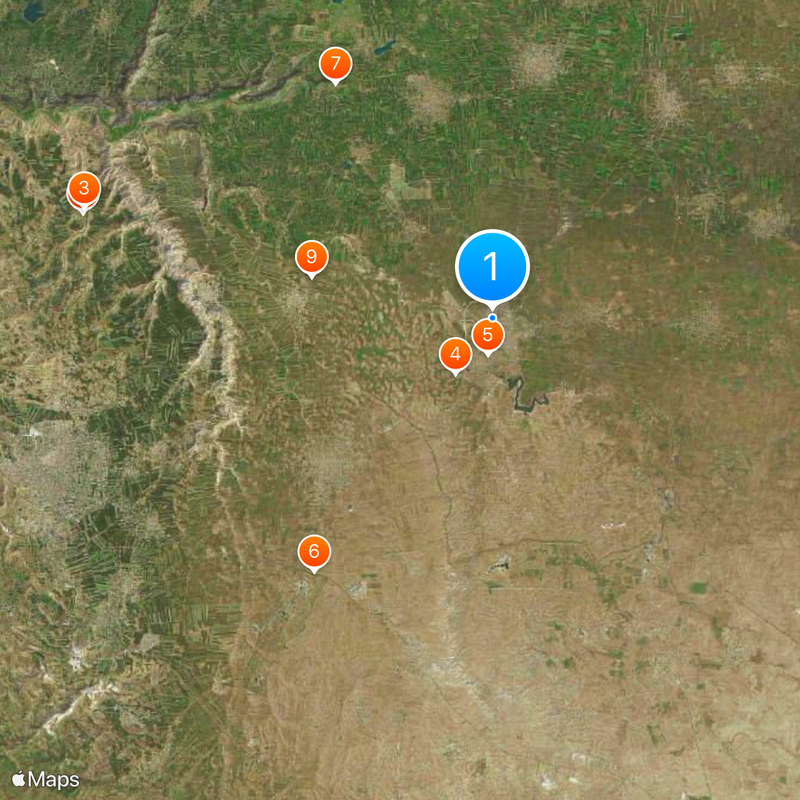 Ferrocarril del Hiyaz Mapa