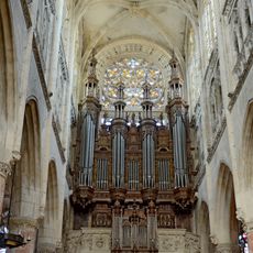 Pipe organ (Caudebec-en-Caux, Seine-Maritime, Normandy, France)