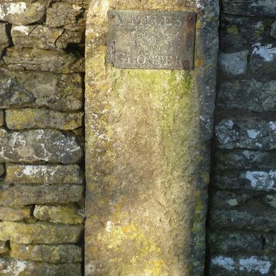 Milestone Approximately 10 Metres South East Of Lock Up