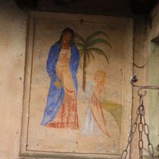 Obra de arte, igreja católica, mural