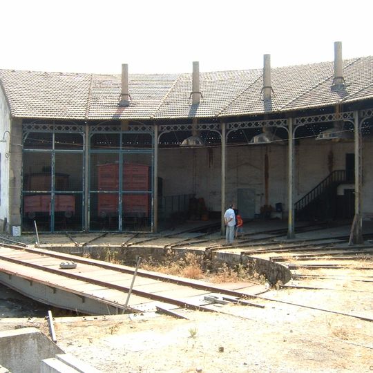 Rotunda das Locomotivas da Estação de Castelo Branco
