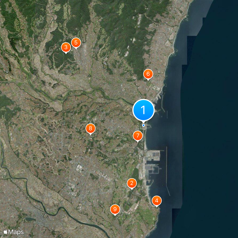 Tokai Power Station Map