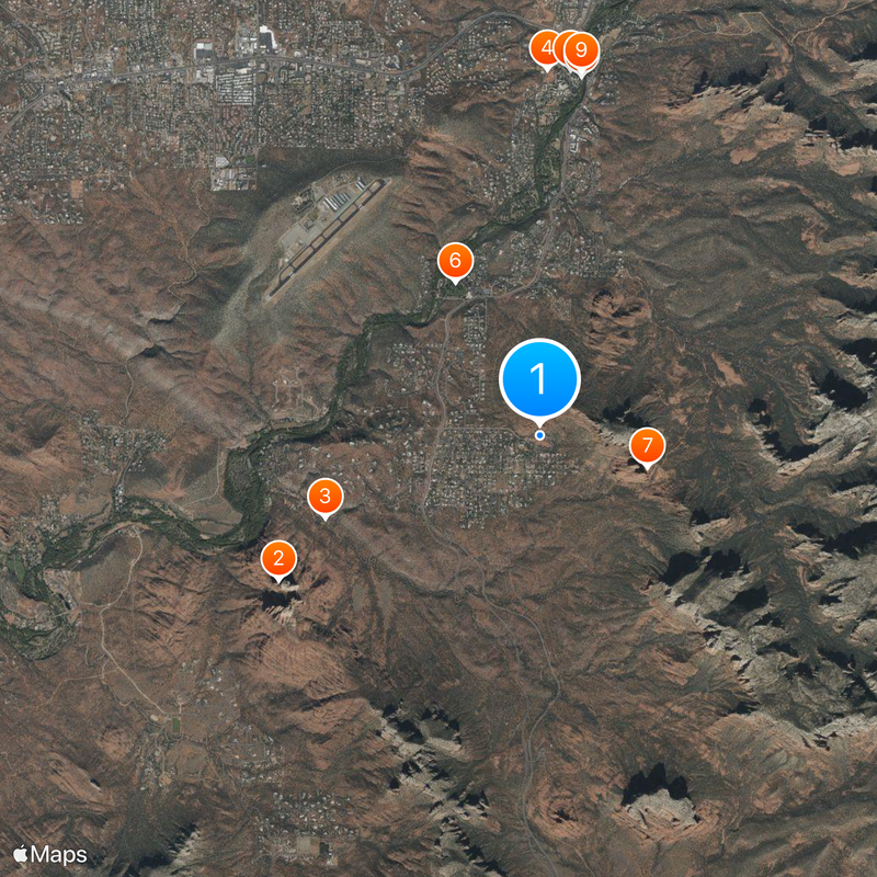 Chapel of the Holy Cross Map