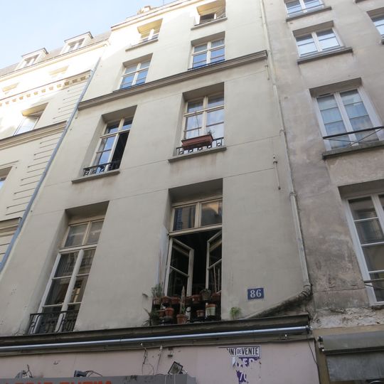 Immeuble, 86 rue Saint-Martin