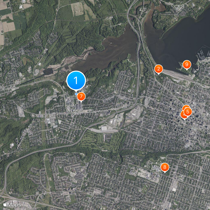 McMaster University Map