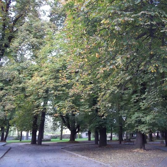 Saxon Garden in Łowicz