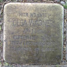 Stolperstein en memoria de Olga Wagner
