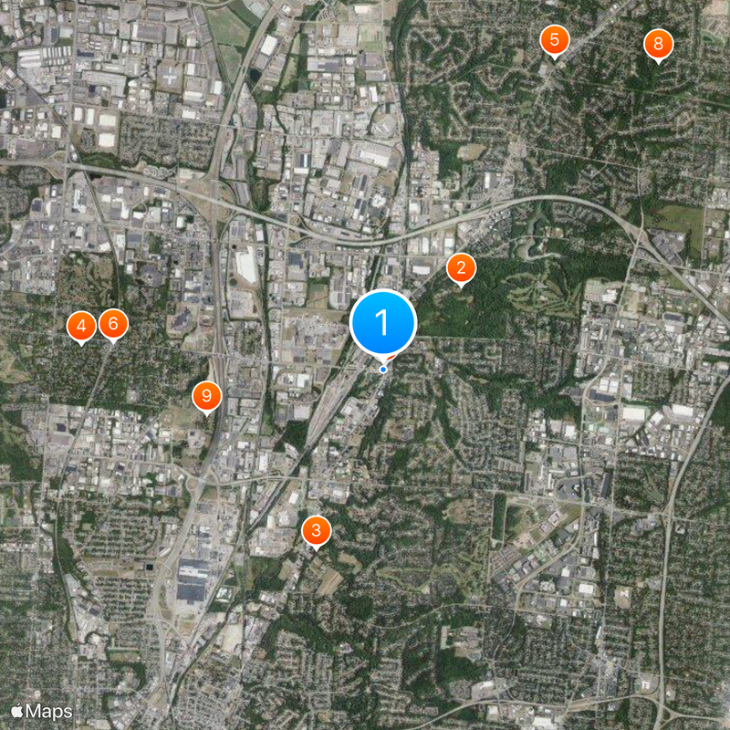 Sharonville Mapa