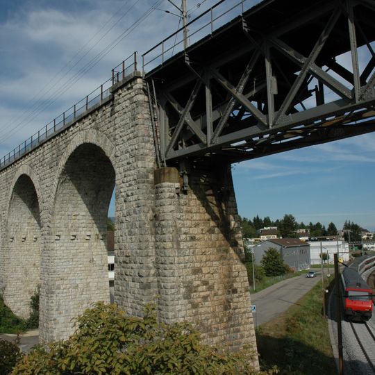 BLS-Viadukt und Bahnanlagen Grenchen-Nord