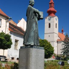 Statue of Jan Hus in Husinec
