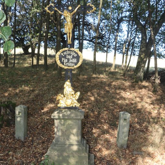 Kříž u silnice 23 u Štěměch