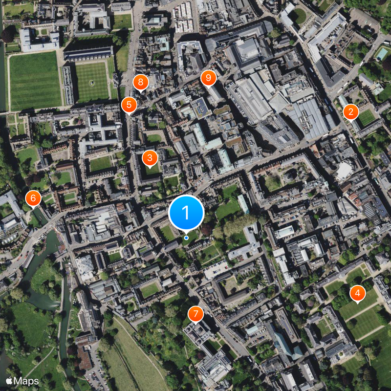 Pembroke College Map