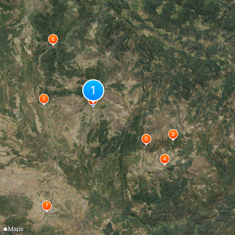 Mora de Rubielos Map