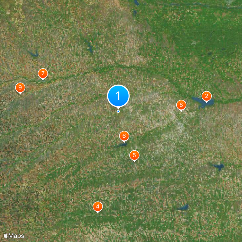Grandes Llanuras Mapa
