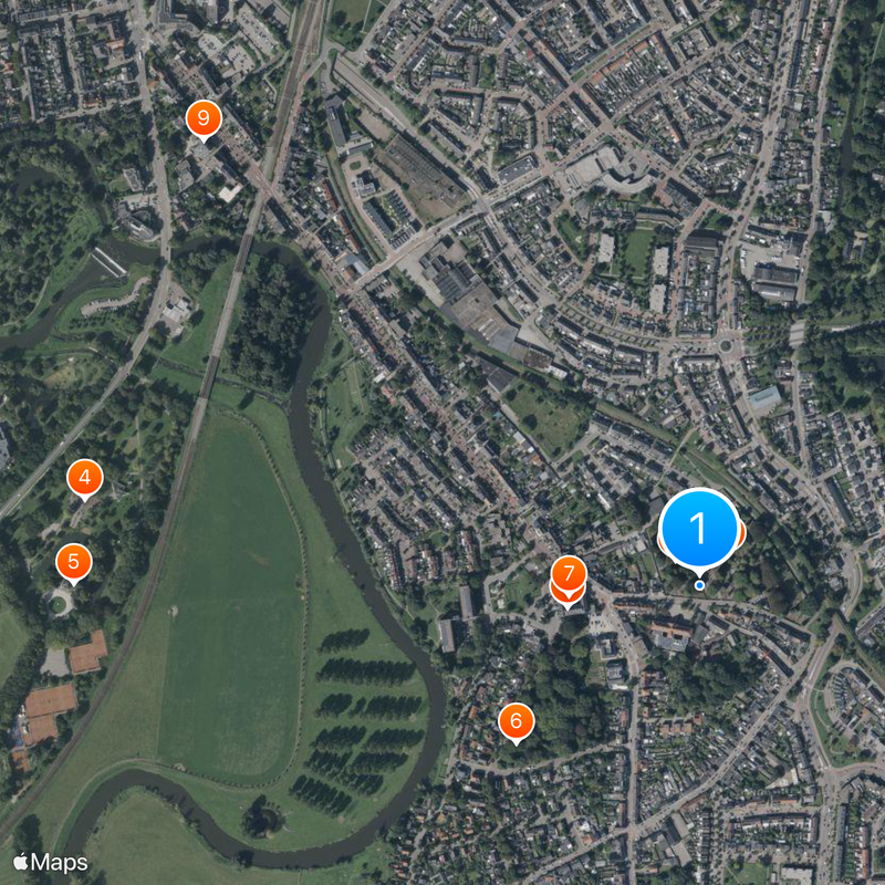 Graf met de handjes Map