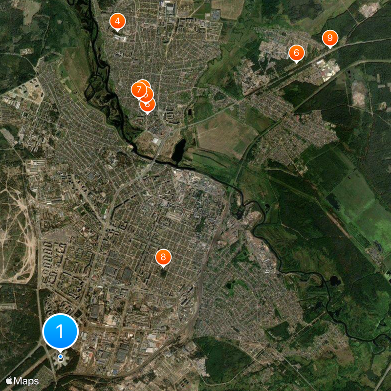 Borisov Arena Map