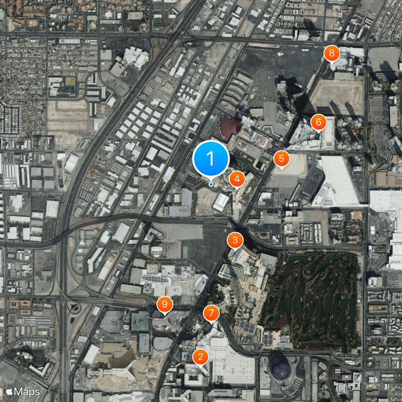 Resorts World Las Vegas Map