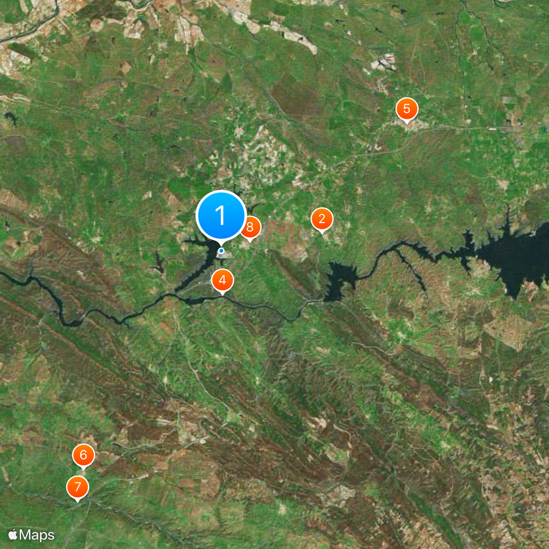 Almaraz Nuclear Power Plant Map