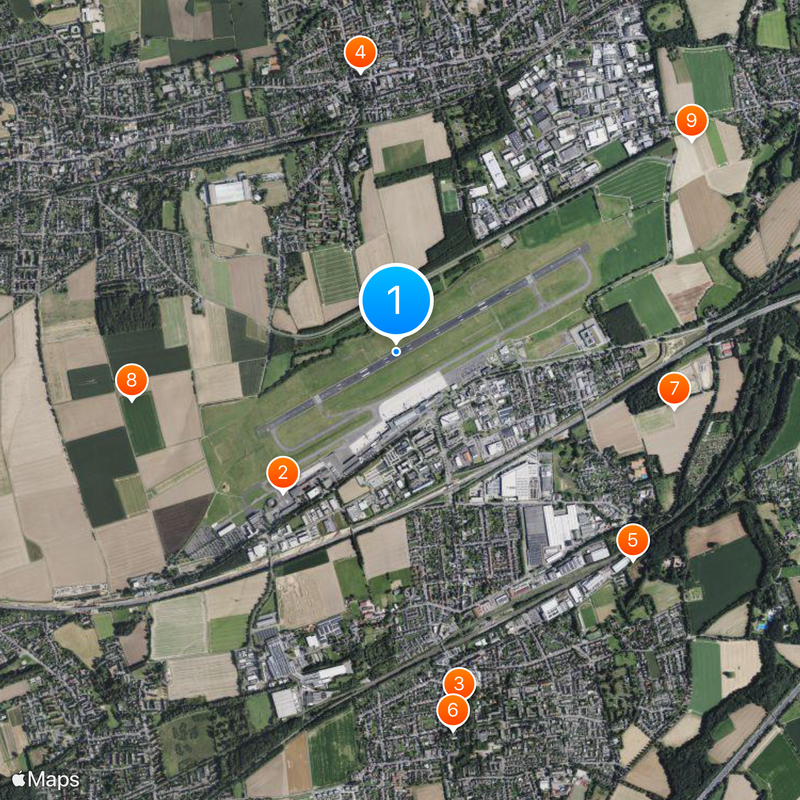 Dortmund Airport Map