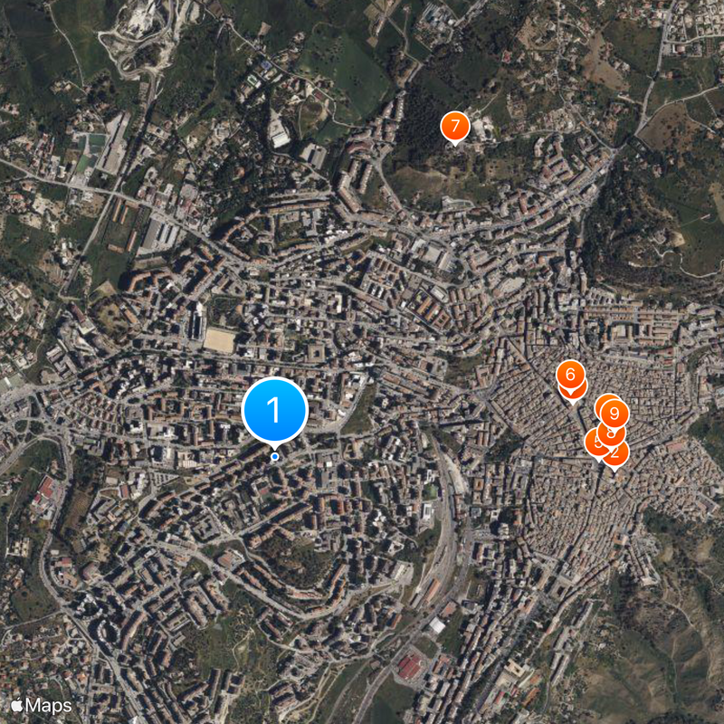 Province of Caltanissetta Map