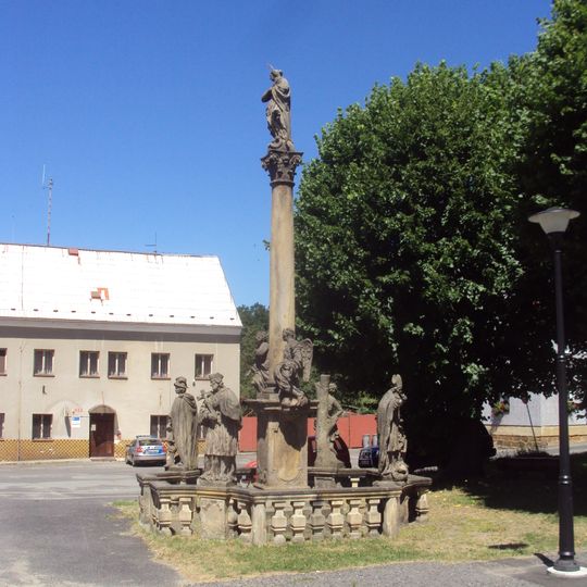 Maria column in Stráž pod Ralskem