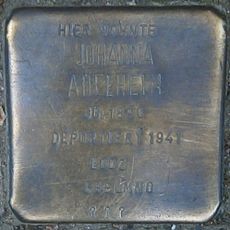 Stolperstein dedicated to Johanna Adelheim