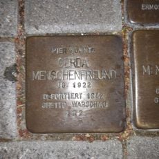 Stolperstein à la mémoire de Gerda Menschenfreund