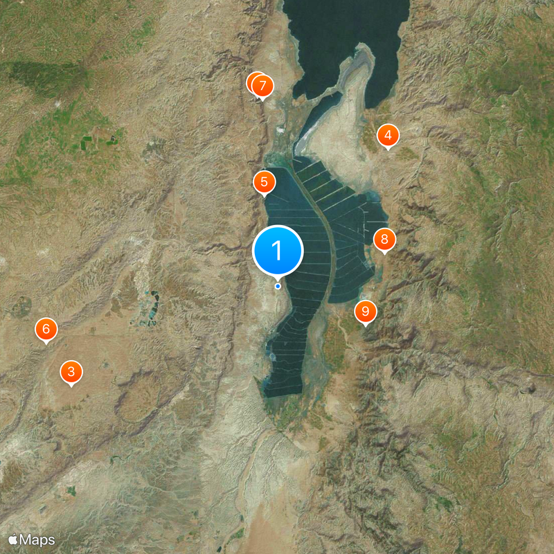 Mount Sodom Map